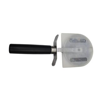 Pampered Chef Pizza Cutter Kitchen Tool Stainless Steel Blade Secure Grip
